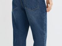 Утеплённые свободные джинсы Bow, Синий