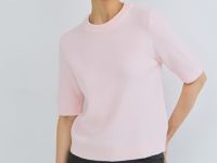 Джемпер с коротким рукавом, Розовый