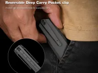 Складной нож Remette Infinite Power all black, сталь M390, рукоять титан