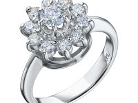 Классическое кольцо из белого золота э0912кц04202940_white