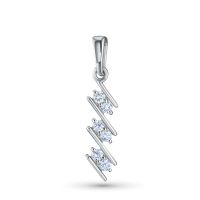 Подвеска из серебра э0612пд05115000_white