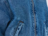 Джинсовый бомбер, Синий