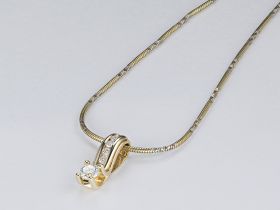 Классическая подвеска из желтого золота э0312пд12190140_white