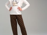 Брюки трикотажные для девочек