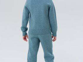 Комплект трикотажный для девочек: джемпер, брюки