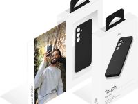 Чехол uBear Touch Mag Case для Galaxy S25+, soft-touch черный