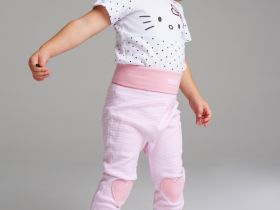 Ползунки детские трикотажные для девочек, 2 шт в комплекте