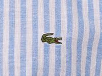 Мужская рубашка Lacoste приталенного кроя в полоску