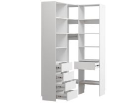 Модуль для гардероба Хелен 2-150x110x240 Белый