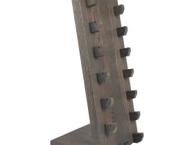 Подставка для коллекции из 7-ми ножей Woodinhome HKS0207OG, дуб, серый