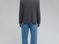 Однобортный пиджак с хлопком