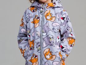 Куртка текстильная с полиуретановым покрытием для мальчиков (ветровка)