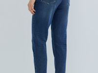 Джинсы Mom с высокой посадкой, Синий