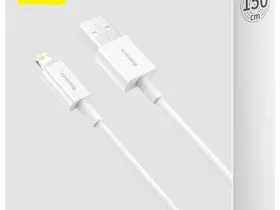 Кабель Baseus Superior USB/Lightning 2.4A 150см (CALYS-B02) (белый)