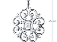 Подвеска из серебра э0612пд03153000