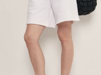 Шорты на резинке с необработанными краями