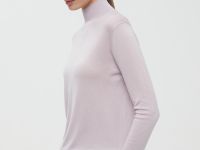 Джемпер с воротником-стойкой