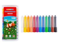 Набор мелков гелевых Цветик 12 цветов, пластиковая упаковка