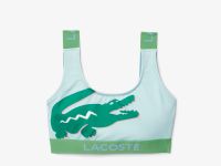 Женский бикини-топ Lacoste с крокодиловым принтом