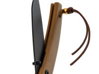 Складной нож Petrified Fish Patte, сталь 12C27, рукоять G10, tan