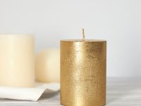 Свеча Пламя золотое/Fiamma Gold классическая