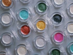 Акварель Mairtini "Metallic Pearlescent" палетка 3 мл, Peach Blossom