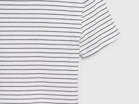 Футболка в рубчик, Белый