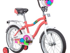 Детский велосипед Novatrack Candy 16, год 2023, цвет Белый