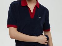 Спортивное поло с отделкой из капсулы ретро