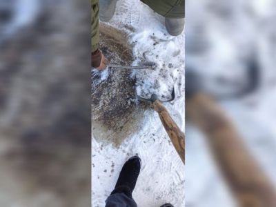 Разлив нефтепродуктов устранили в ручье в Томпонском районе