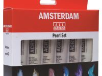Набор акрила Talens "Amsterdam" Standart 6 цв* 20 мл, перламутровые цвета