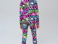 Термокомплект трикот. для девочек: фуфайка (футболка) с длин. рук, брюки для эпизод. использования