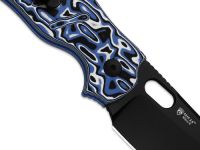 Складной нож Kizer C01C 2.9 BS, сталь Nitro-V, рукоять Vortex Micarta, синий/черный