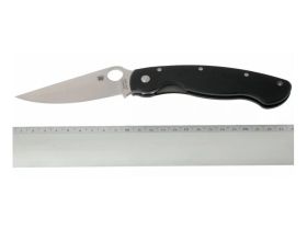 Складной нож Spyderco Military, сталь CPM-S30V, рукоять G10 черная