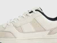 Кроссовки со вставками из натуральной замши, Белый