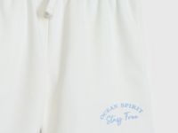 Трикотажные шорты для девочек, Белый