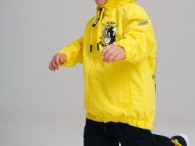 Куртка детская текстильная с полиуретановым покрытием для мальчиков (ветровка)