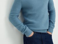 Джемпер прямого силуэта с шерстью