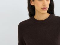 Джемпер с коротким рукавом, Коричневый