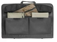 Папка А1 широкая, черная, 3 кармана