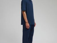 Поло из хлопка пике с коротким рукавом