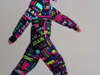 Комбинезон текстильный с полиуретановым покрытием для девочек