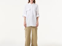 Женская рубашка Lacoste из тенселя