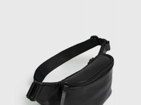 Поясная сумка из искусственной кожи, Черный
