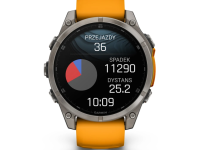 Смарт-часы Garmin Fenix 8 47mm Amoled Sapphire Titanium (Orange/Graphite) (010-02904-11)