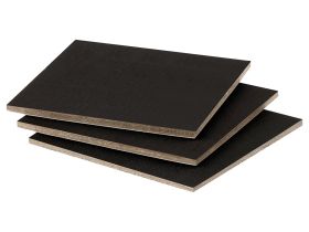 Набор холстов на картоне Гамма "Студия", 3 шт., 6,5*6,5 см, цвет черный, 100% хлопок, 280 г, мелкое