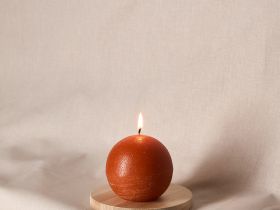 Свеча Fiamma круглая, терракота