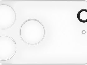 Защитное стекло Krutoff для объективов камеры Apple iPhone 17 Pro Max с белым ободком