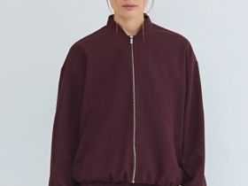 Бомбер на молнии, Фиолетовый