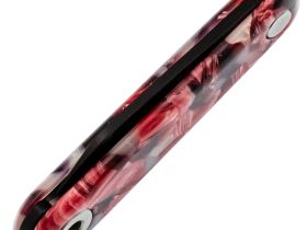 Складной нож Sanrenmu 325S-PY, сталь 12C27, рукоять смола, красный